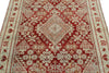 4x7 Burgundy and Light Blue Persian Rug