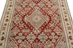 4x7 Burgundy and Light Blue Persian Rug