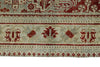 4x7 Burgundy and Light Blue Persian Rug