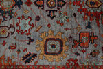 6x18 Gray and Blue Anatolian Traditional Rug