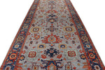 6x18 Gray and Blue Anatolian Traditional Rug