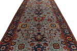 6x18 Gray and Blue Anatolian Traditional Rug
