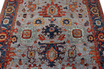 6x18 Gray and Blue Anatolian Traditional Rug