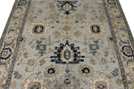6x17 Gray and Light Blue Anatolian Traditional Rug