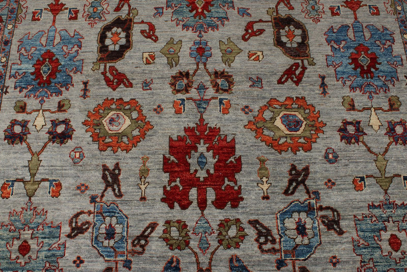 6x16 Gray and Multicolor Anatolian Traditional Rug