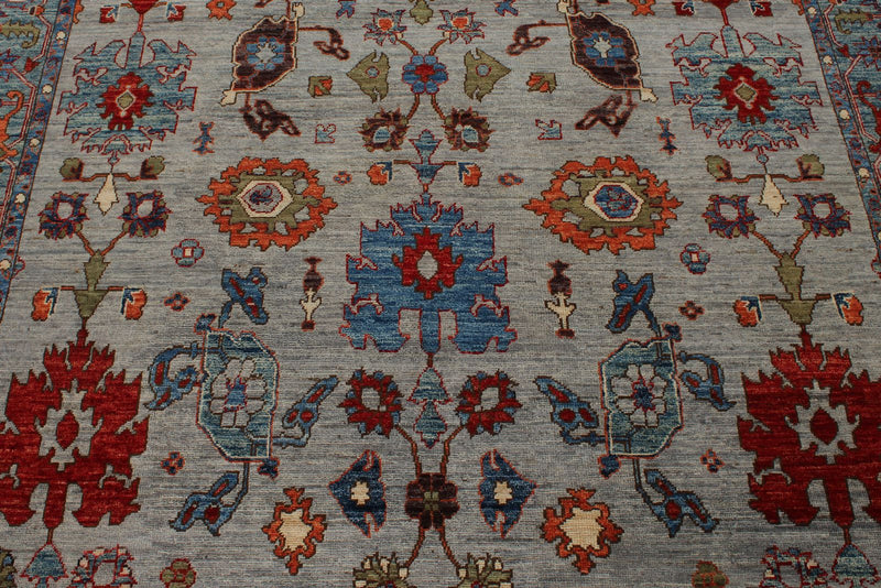 6x16 Gray and Multicolor Anatolian Traditional Rug