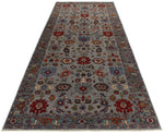 6x16 Gray and Multicolor Anatolian Traditional Rug