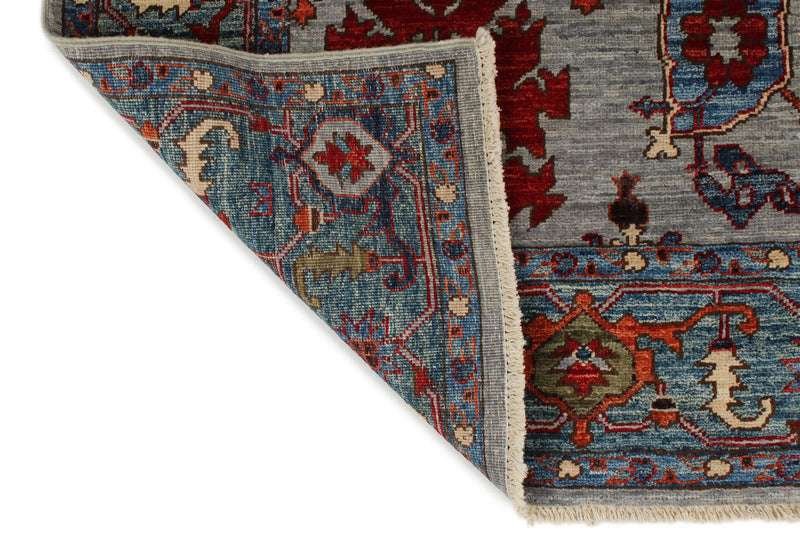 6x16 Gray and Multicolor Anatolian Traditional Rug