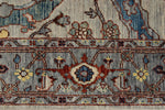 4x12 Gray and Gray Anatolian Traditional Runner