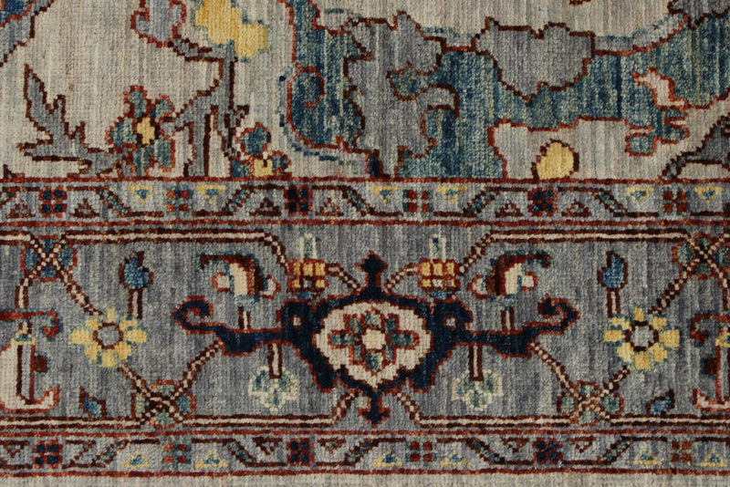 4x12 Gray and Gray Anatolian Traditional Runner
