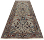 4x12 Gray and Gray Anatolian Traditional Runner