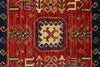 4x13 Red and Navy Anatolian Traditional Rug
