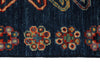 4x13 Red and Navy Anatolian Traditional Rug