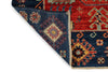 4x13 Red and Navy Anatolian Traditional Rug