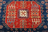 4x13 Red and Navy Anatolian Traditional Rug