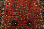 6x18 Red and Navy Anatolian Traditional Rug