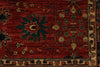 6x18 Red and Navy Anatolian Traditional Rug