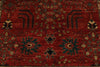 6x18 Red and Navy Anatolian Traditional Rug