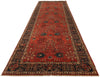 6x18 Red and Navy Anatolian Traditional Rug