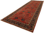 6x18 Red and Navy Anatolian Traditional Rug
