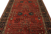 6x18 Red and Navy Anatolian Traditional Rug