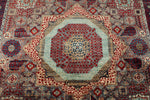 7x18 Gray and Purple Anatolian Traditional Rug