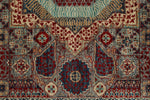7x18 Gray and Purple Anatolian Traditional Rug
