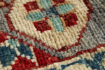 7x18 Gray and Purple Anatolian Traditional Rug