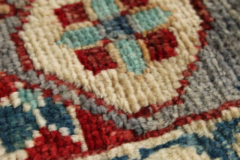 7x18 Gray and Purple Anatolian Traditional Rug