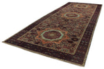 7x18 Gray and Purple Anatolian Traditional Rug
