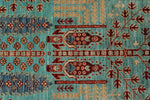 4x14 Blue and Multicolor Anatolian Traditional Runner