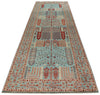 4x14 Blue and Multicolor Anatolian Traditional Runner