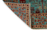 4x14 Blue and Multicolor Anatolian Traditional Runner
