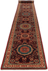 3x19 Red and Ivory Anatolian Traditional Rug
