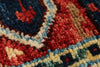 3x19 Red and Ivory Anatolian Traditional Rug