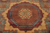 12x17 Burgundy and Multicolor Turkish Tribal Rug