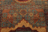 12x17 Burgundy and Multicolor Turkish Tribal Rug