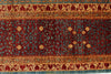 12x17 Burgundy and Multicolor Turkish Tribal Rug