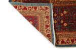 12x17 Burgundy and Multicolor Turkish Tribal Rug