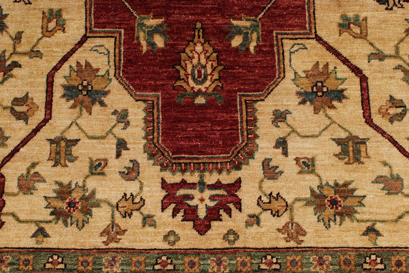 6x16 Red and Light Brown Anatolian Traditional Runner