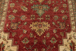 6x16 Red and Light Brown Anatolian Traditional Runner