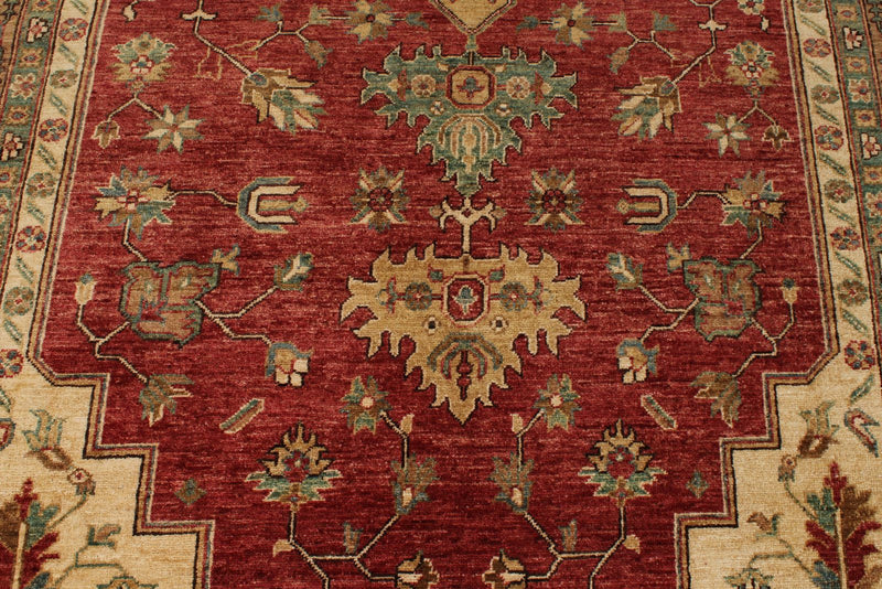 6x16 Red and Light Brown Anatolian Traditional Runner