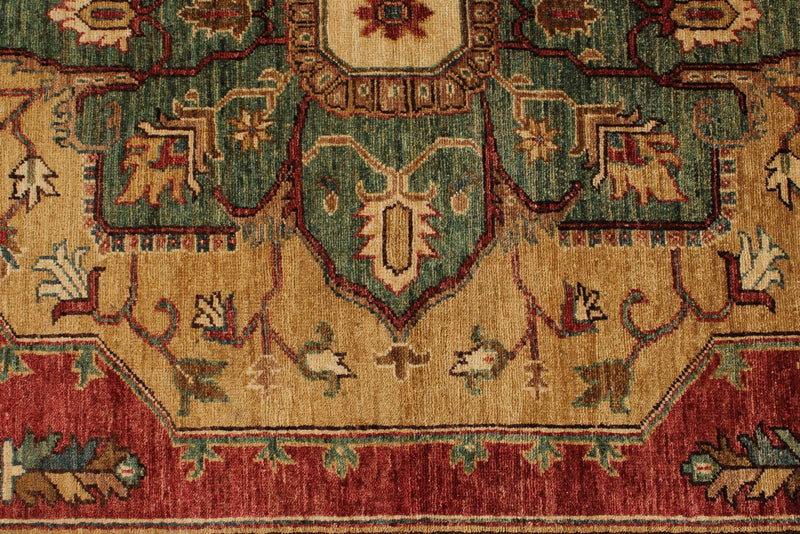 6x16 Red and Light Brown Anatolian Traditional Runner