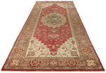6x16 Red and Light Brown Anatolian Traditional Runner