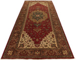 6x16 Red and Light Brown Anatolian Traditional Runner