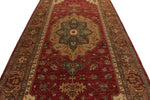 6x16 Red and Light Brown Anatolian Traditional Runner