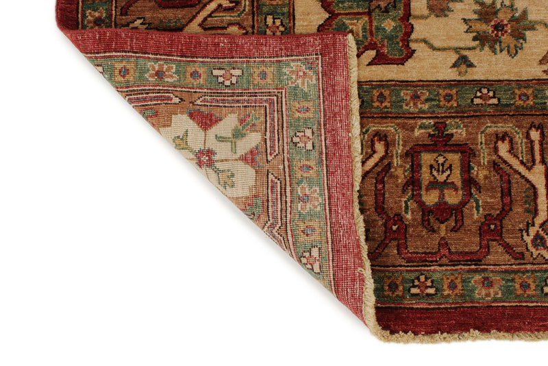 6x16 Red and Light Brown Anatolian Traditional Runner