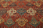 12x16 Burgundy and Multıcolor Anatolian Tribal Rug