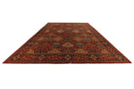 12x16 Burgundy and Multıcolor Anatolian Tribal Rug