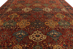 12x16 Burgundy and Multıcolor Anatolian Tribal Rug